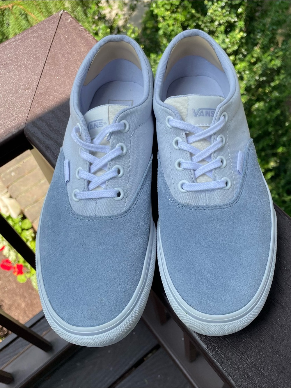 ๐ VANS Era Suede 'Drizzle Ballad Blue' Colorblock Sneakers Women's Size 8.5 - Picture 9 of 9